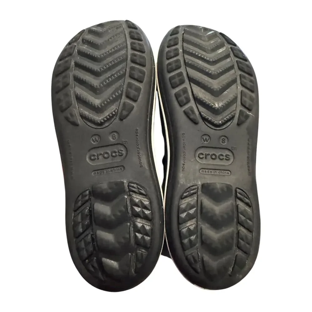Crocs Crocband Jaunt Tall Black Rain Boots Waterproof Women’s W8
